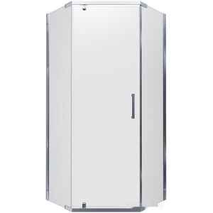 Душевой уголок Triton Дека Хром А1 90х90 без поддона (прозрачное стекло)