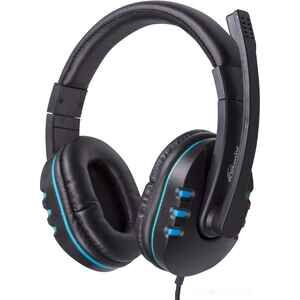 Наушники Ritmix RH-555M (черный/синий) Наушники Ritmix RH-555M (черный/синий)