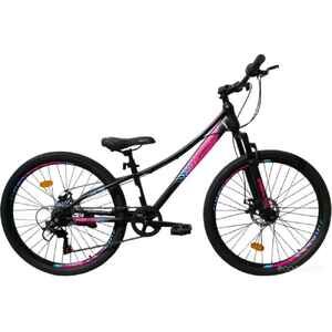 Велосипед GreenLand Cruise 26 (12, черно/розовый, 2025)