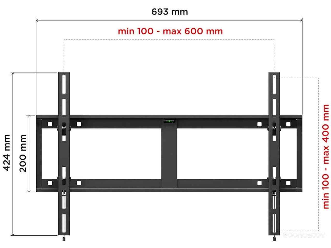 Кронштейн для телевизора Holder LCD-T6606 Кронштейн для телевизора Holder LCD-T6606