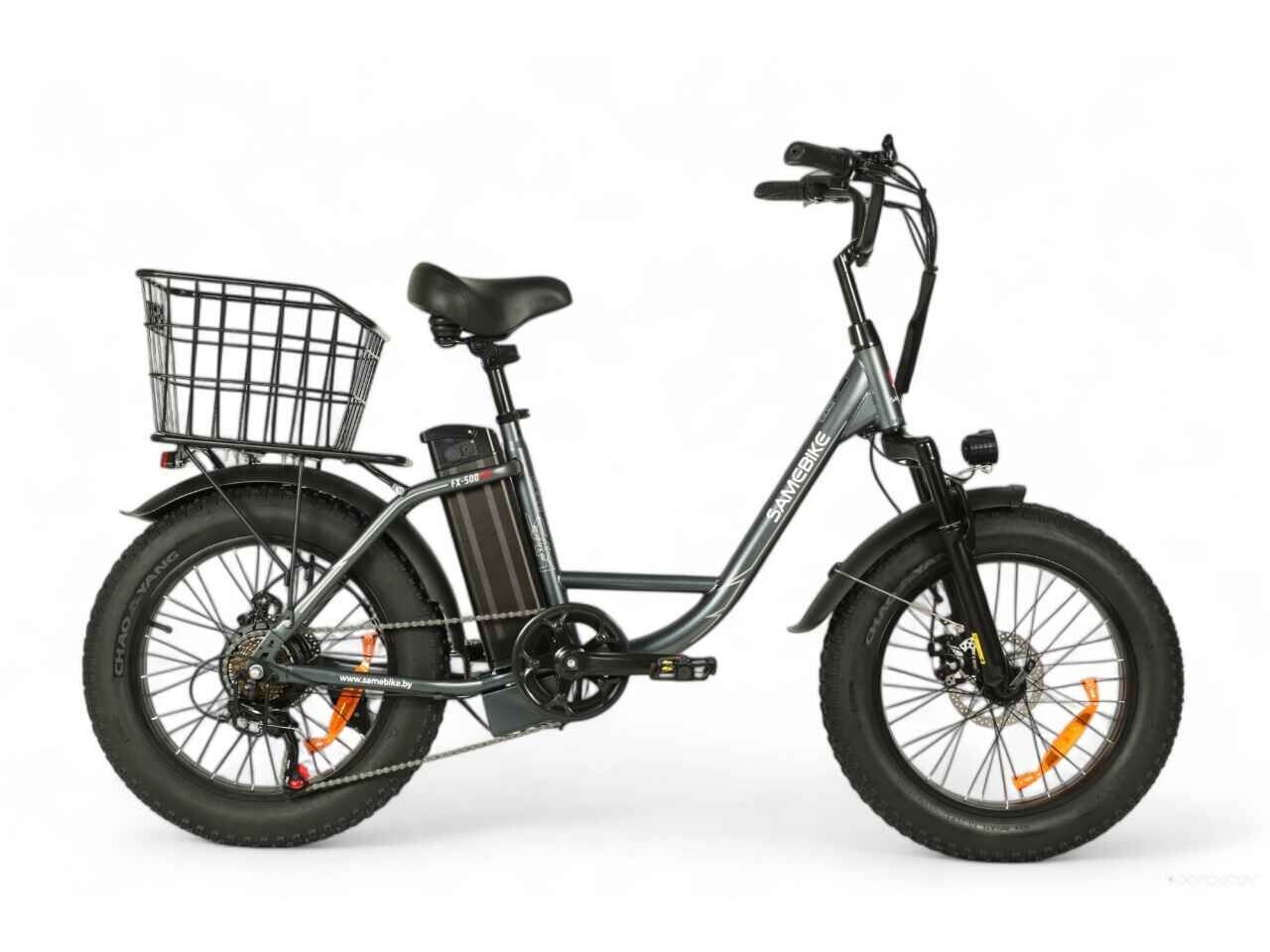 Электровелосипед SameBike FX-500 (серый) Электровелосипед SameBike FX-500 (серый)