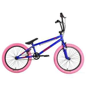 Велосипед Stark Madness BMX 1 (ярко-синий/красный/светлый розовый, 2025)