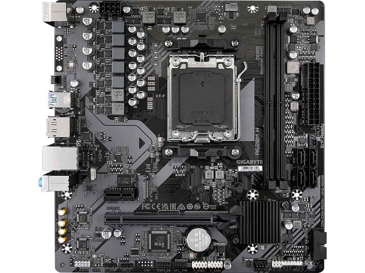 Материнская плата Gigabyte A620M H (rev. 1.0) Материнская плата Gigabyte A620M H (rev. 1.0)