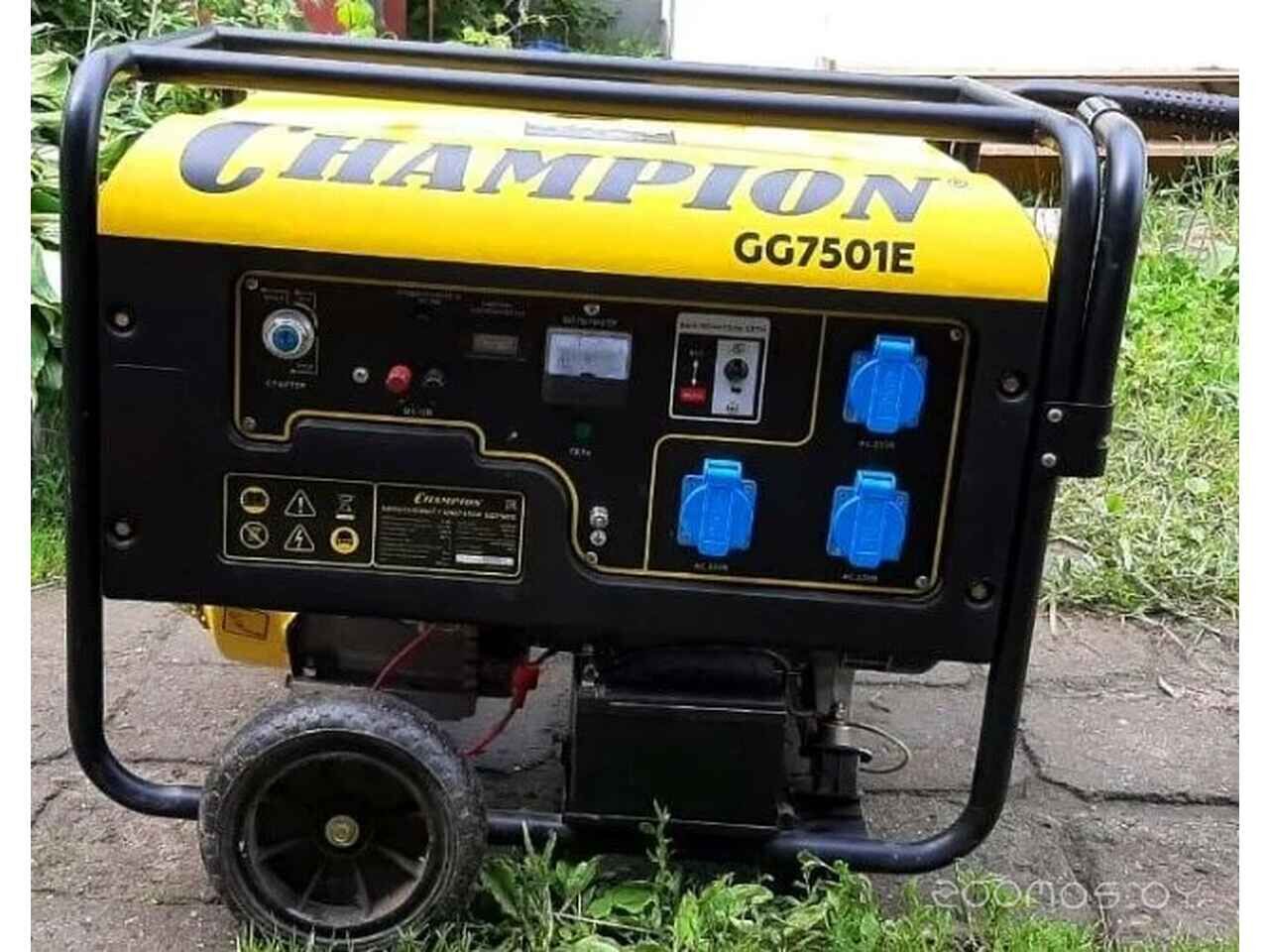 Генератор Champion GG7501E Генератор Champion GG7501E