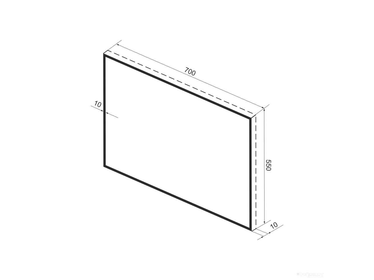 Зеркало Wellsee Зеркало 7 Rays' Spectrum 172200590, 70 х 55 см Зеркало Wellsee Зеркало 7 Rays' Spectrum 172200590, 70 х 55 см