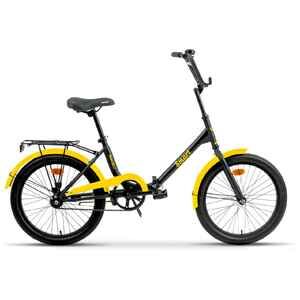 Велосипед Aist Smart 20 1.1 (черный/желтый, 2025)