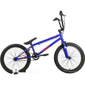 Велосипед Stark Madness BMX 1 2025 (ярко-синий/красный/черный)