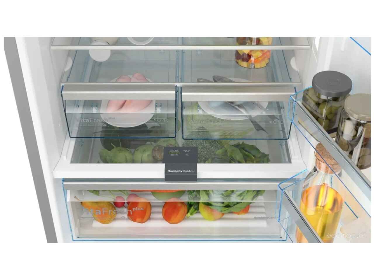 Холодильник с нижней морозильной камерой Bosch Serie 6 KGN56LB31U Холодильник с нижней морозильной камерой Bosch Serie 6 KGN56LB31U