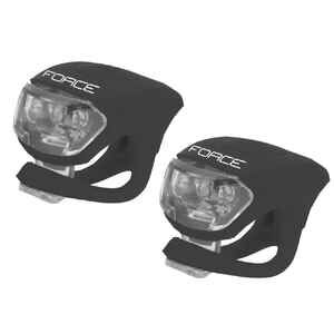 Комплект фонарей FORCE Double 45447 (черный)