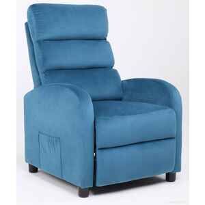 Реклайнер Calviano 2164 (велюр синий)