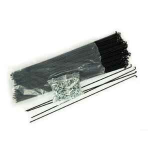 Спицы HUAJIU 280 мм, 14G, черный, 144 шт, 27.5 - 28 - 29 (SP-280/14B)