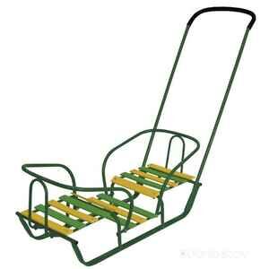 Санки Nika Санки-двойняшки (зеленый)