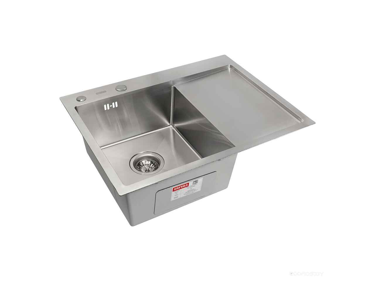 Кухонная мойка ARFEKA ECO AR 650*500 L SATIN Кухонная мойка ARFEKA ECO AR 650*500 L SATIN