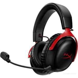 Наушники HyperX Cloud III Wireless (черный/красный) Наушники HyperX Cloud III Wireless (черный/красный)
