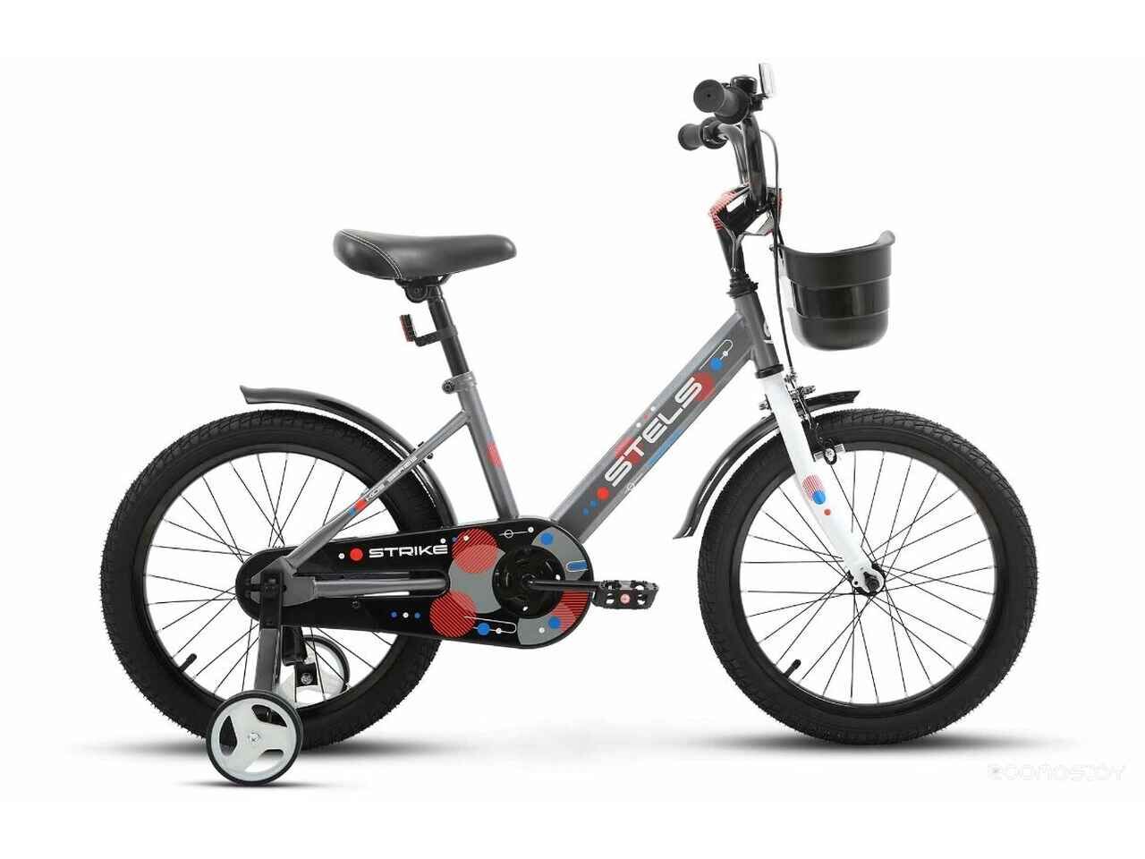 Детский велосипед Stels Strike VC Z010 18 (серый, 2024) Детский велосипед Stels Strike VC Z010 18 (серый, 2024)