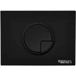 Панель смыва Berges Wasserhaus Novum R5 Soft Touch (черный) Панель смыва Berges Wasserhaus Novum R5 Soft Touch (черный)