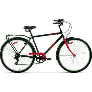 Велосипед Aist Broadway 2025 (черный/красный)