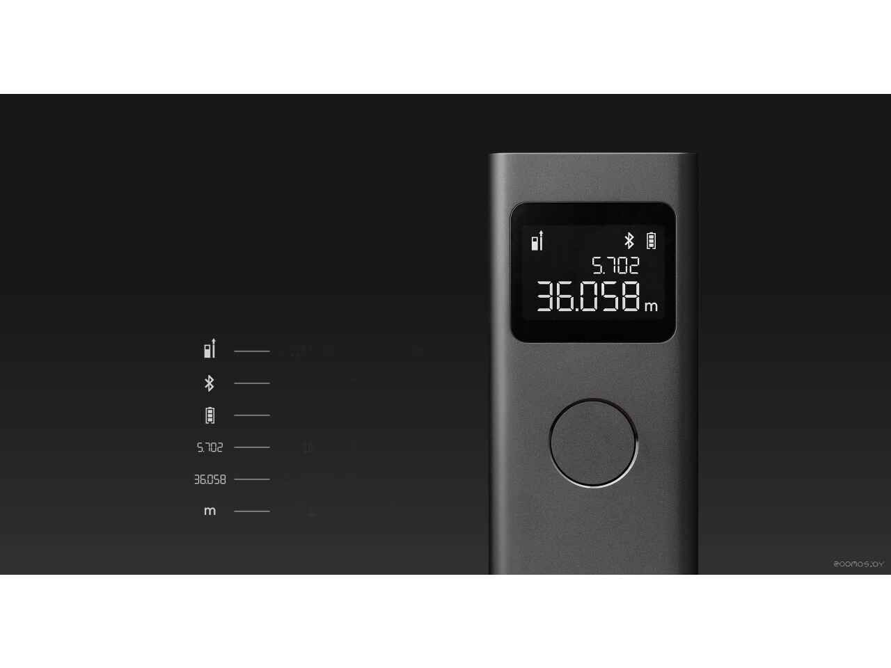 Лазерный дальномер Xiaomi Smart Laser Measure MJJGCJYD001QW Лазерный дальномер Xiaomi Smart Laser Measure MJJGCJYD001QW