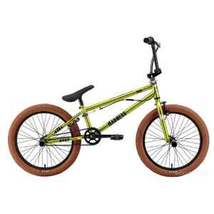 Велосипед Stark Madness BMX 2 2025 (ярко-зеленый/черный/песочный)