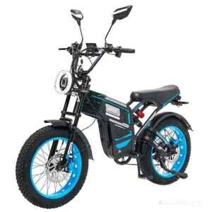 Электровелосипед Minako Apex 2025 (черный/синий)