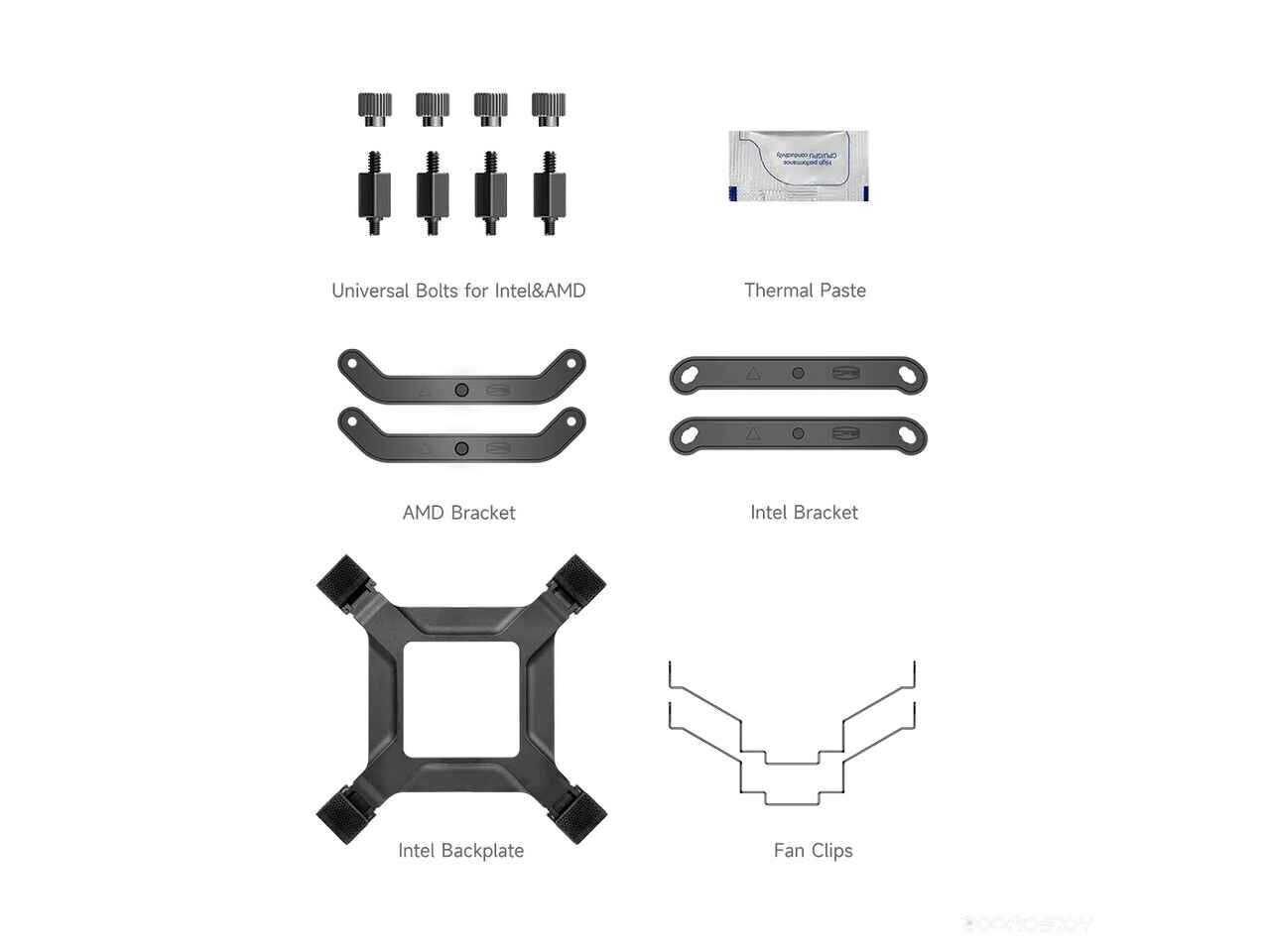 Кулер для процессора PCcooler RT500 Digital ARGB BK Кулер для процессора PCcooler RT500 Digital ARGB BK
