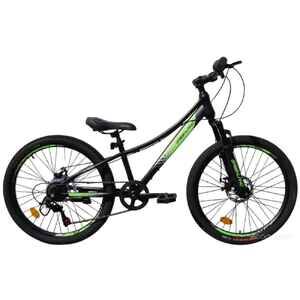 Велосипед GreenLand Cruise 26 (12, черно/зеленый, 2025)