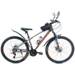 Велосипед GreenLand Draft 27.5 (15, серый/оранжевый)