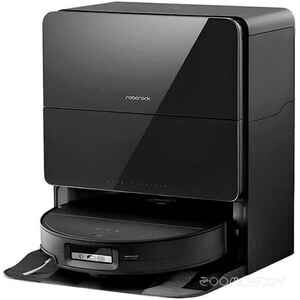 Робот-пылесос Roborock Robotic Vacuum Cleaner+Empty Wash Fill Dock S9 MaxV Ultra S90VER S9MVU52-02 (с русской озвучкой, черный)