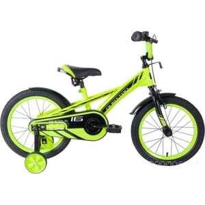 Детский велосипед Techteam Quattro 12 NN013914 (неоновый зеленый)