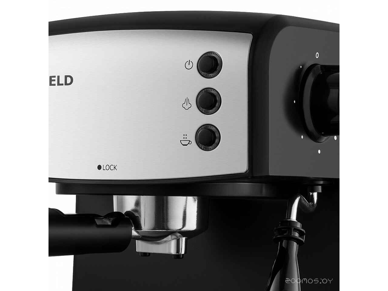 Кофеварка рожковая Maunfeld MF-734BK Кофеварка рожковая Maunfeld MF-734BK