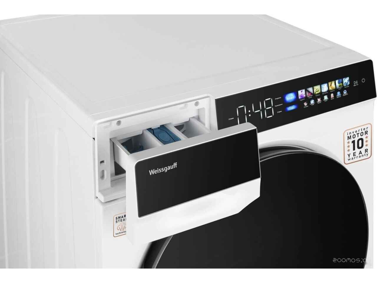 Стиральная машина Weissgauff WM 999 Full Touch DC Inverter Steam Стиральная машина Weissgauff WM 999 Full Touch DC Inverter Steam