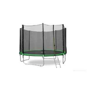 Батут Happy Jump 12ft Pro (374 см) с внешней сеткой и лестницей
