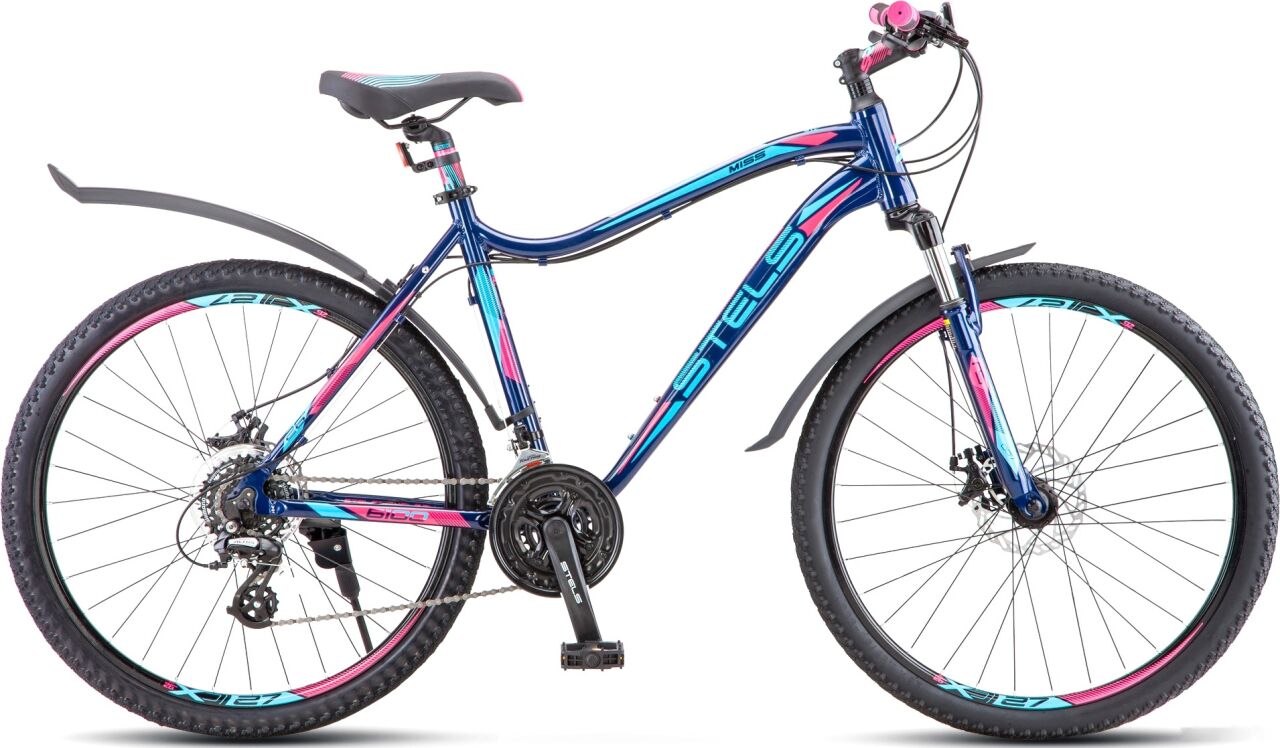Велосипед Stels Miss 6100 MD 26 V030 (19, синий, 2022)