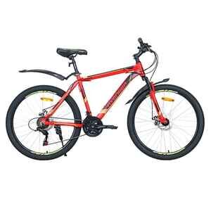 Велосипед Avenger A264D 2022 (красный/желтый неон)