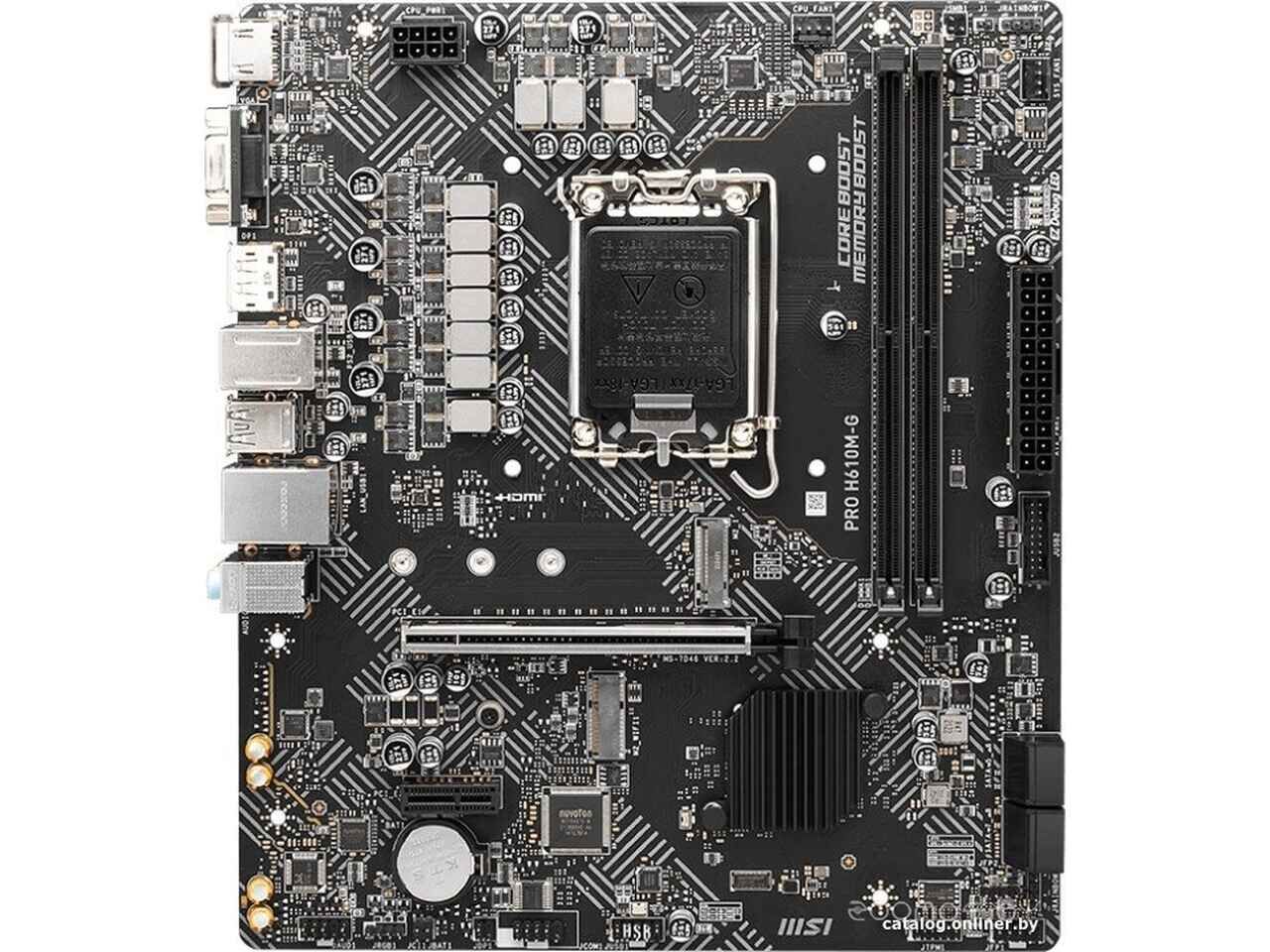 Материнская плата MSI Pro H610M-G Материнская плата MSI Pro H610M-G