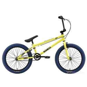 Велосипед Stark Madness BMX 1 (лимонный/лазурный, 2025)