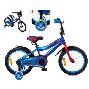 Детский велосипед Favorit Biker 14 (синий/красный) BIK-14BR