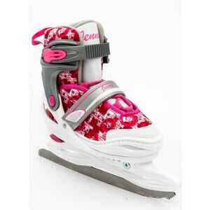 Коньки Calambus Jenny ICE белый/розовый р.38-41 (AS-21)