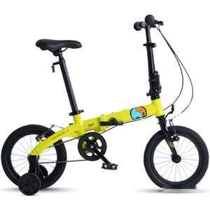 Детский велосипед Maxiscoo S007 Стандарт 2024 (желтый)