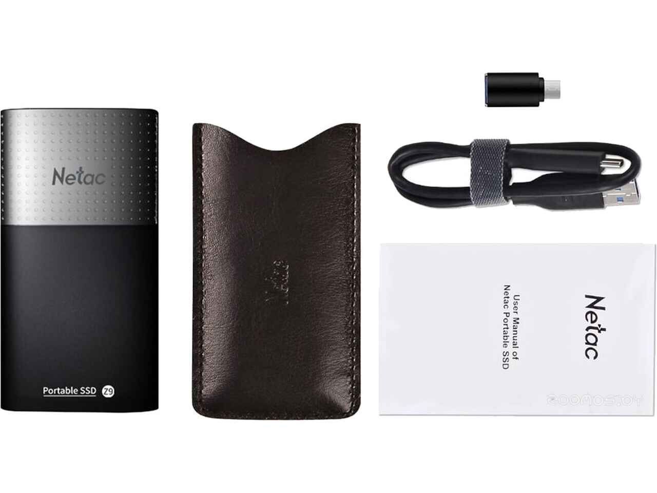 Внешний накопитель Netac Z9 1TB NT01Z9-001T-32BK Внешний накопитель Netac Z9 1TB NT01Z9-001T-32BK