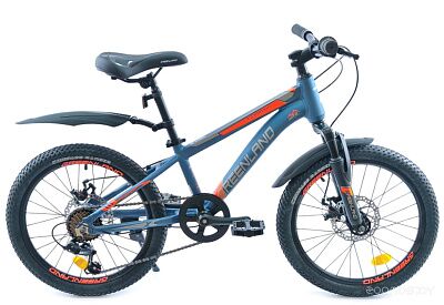 Детский велосипед GreenLand CLIF 20 (синий/оранжевый)