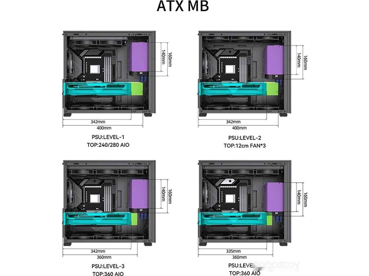 Корпус Jonsbo D41 STD (черный) Корпус Jonsbo D41 STD (черный)