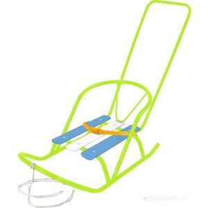 Санки Nika кукольные СКУ2 с ручкой (Лимонный СКУ2/Л)