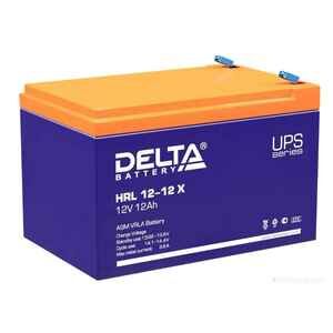 Аккумулятор для ИБП DELTA HRL 12-12 X (12В/12 А·ч)