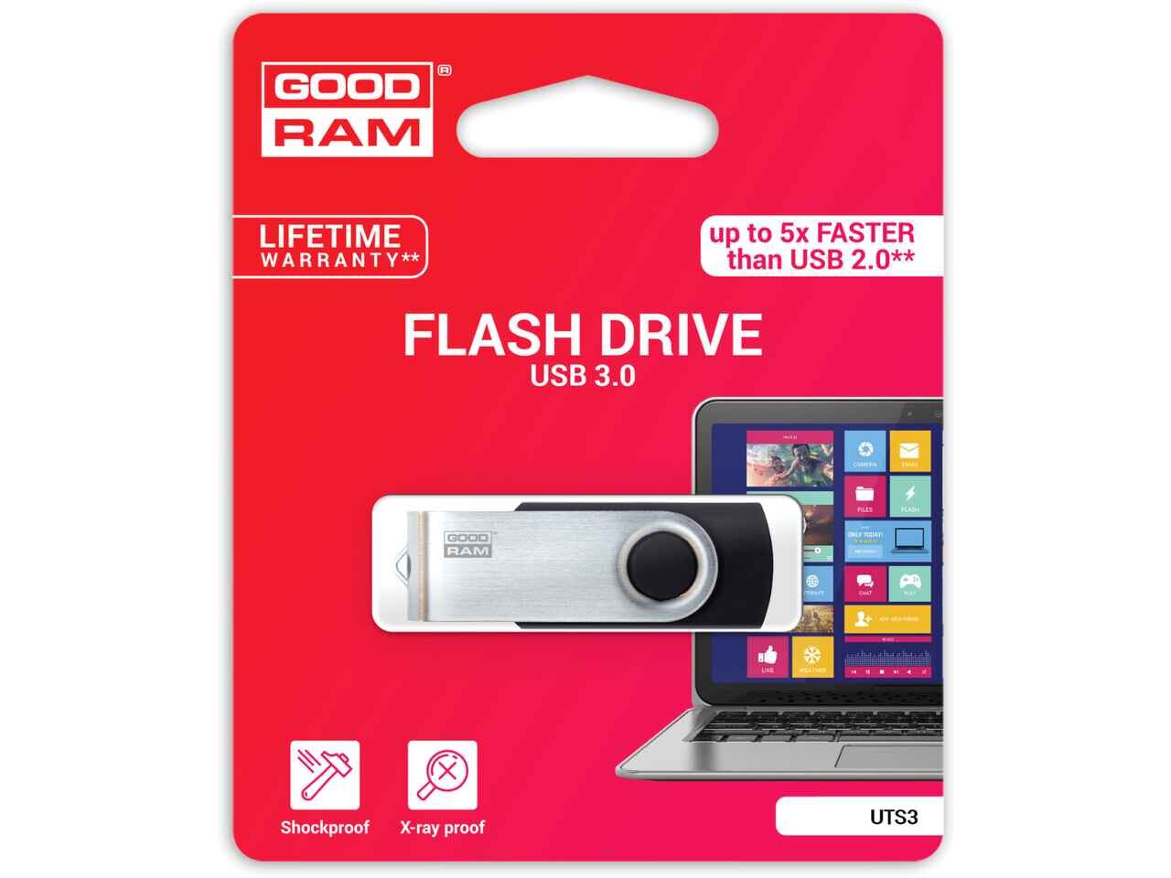 USB Flash GoodRAM UTS3 64Gb (Black) UTS3-0640K0R11