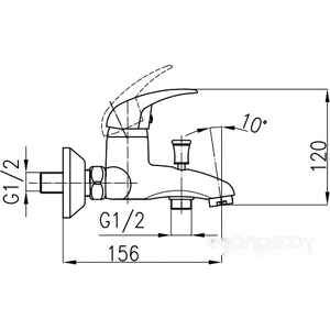 Смеситель Armatura Kroma 544-030-00 Смеситель Armatura Kroma 544-030-00