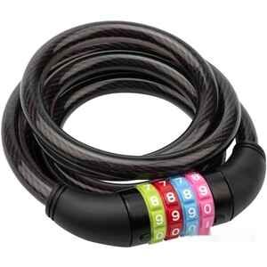 Тросовый велосипедный замок Rexant 79-0216 150 см (черный) Тросовый велосипедный замок Rexant 79-0216 150 см (черный)
