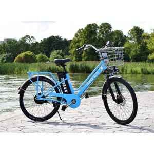 Электровелосипед Terax ALFA NS008 (голубой)