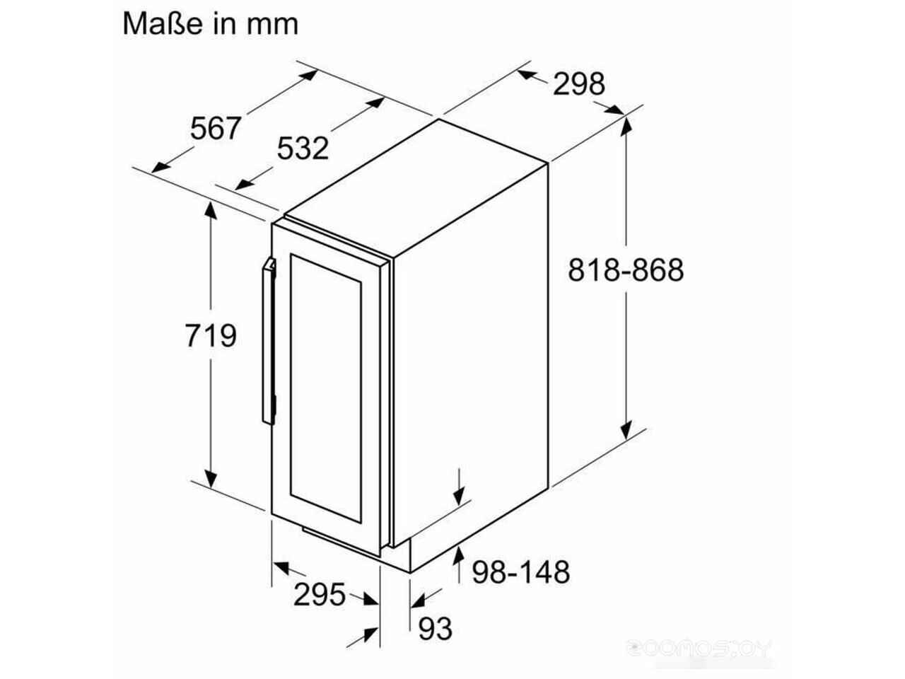 Винный шкаф NEFF KU9202HF0 Винный шкаф NEFF KU9202HF0