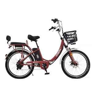 Электровелосипед Smart8 Venera Lite (коричневый)